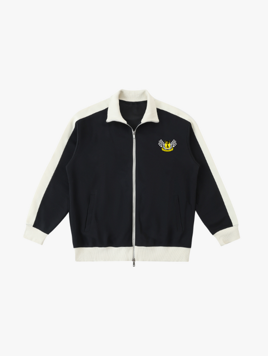 Valvera Racing Garage "Grand Prix" Contrast Trim Stand Collar Jacket