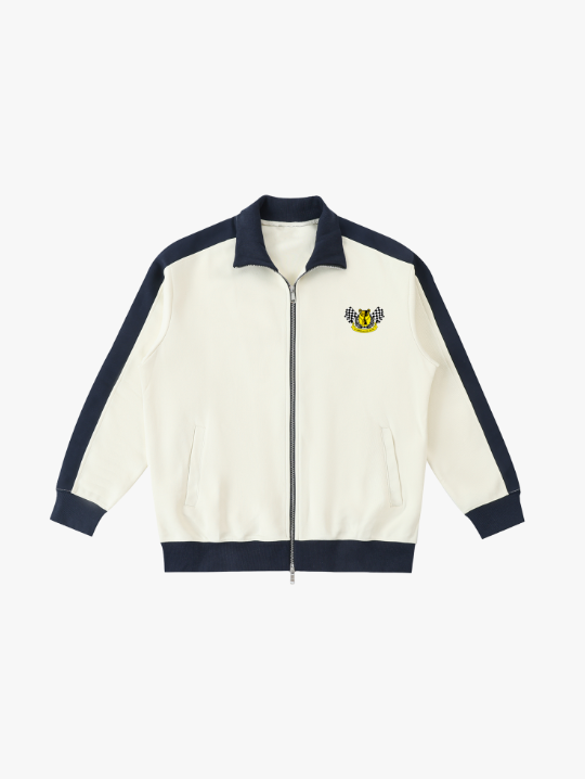 Valvera Racing Garage "Grand Prix" Contrast Trim Stand Collar Jacket