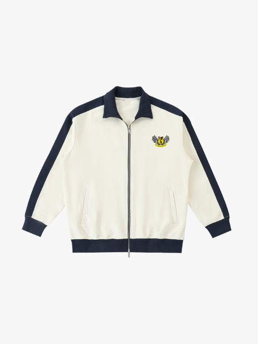 Valvera Racing Garage "Grand Prix" Contrast Trim Stand Collar Jacket