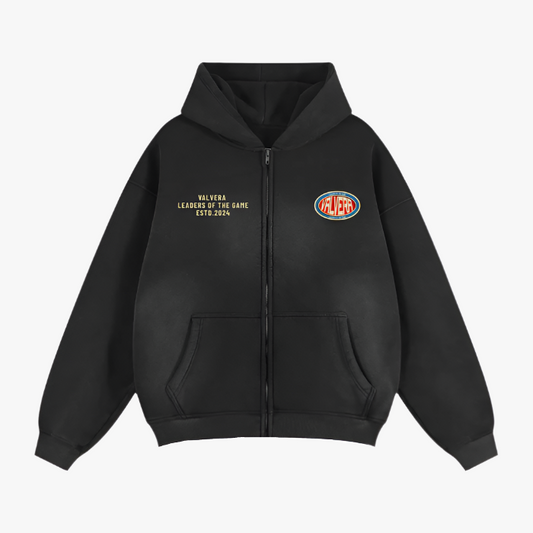 Valvera Racing Zip-Through Boxy Hoodie - Valvera