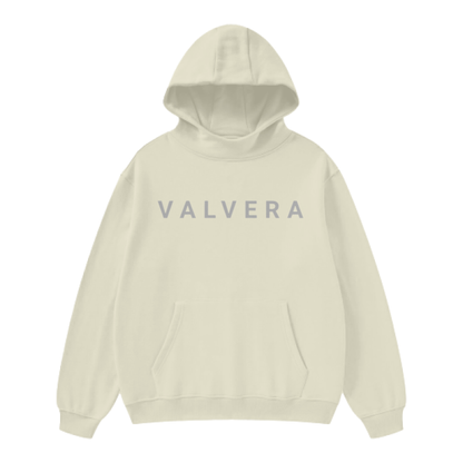 Valvera High Neck Insulated FOG Solid Color Fleece Hoodie - 385 GSM