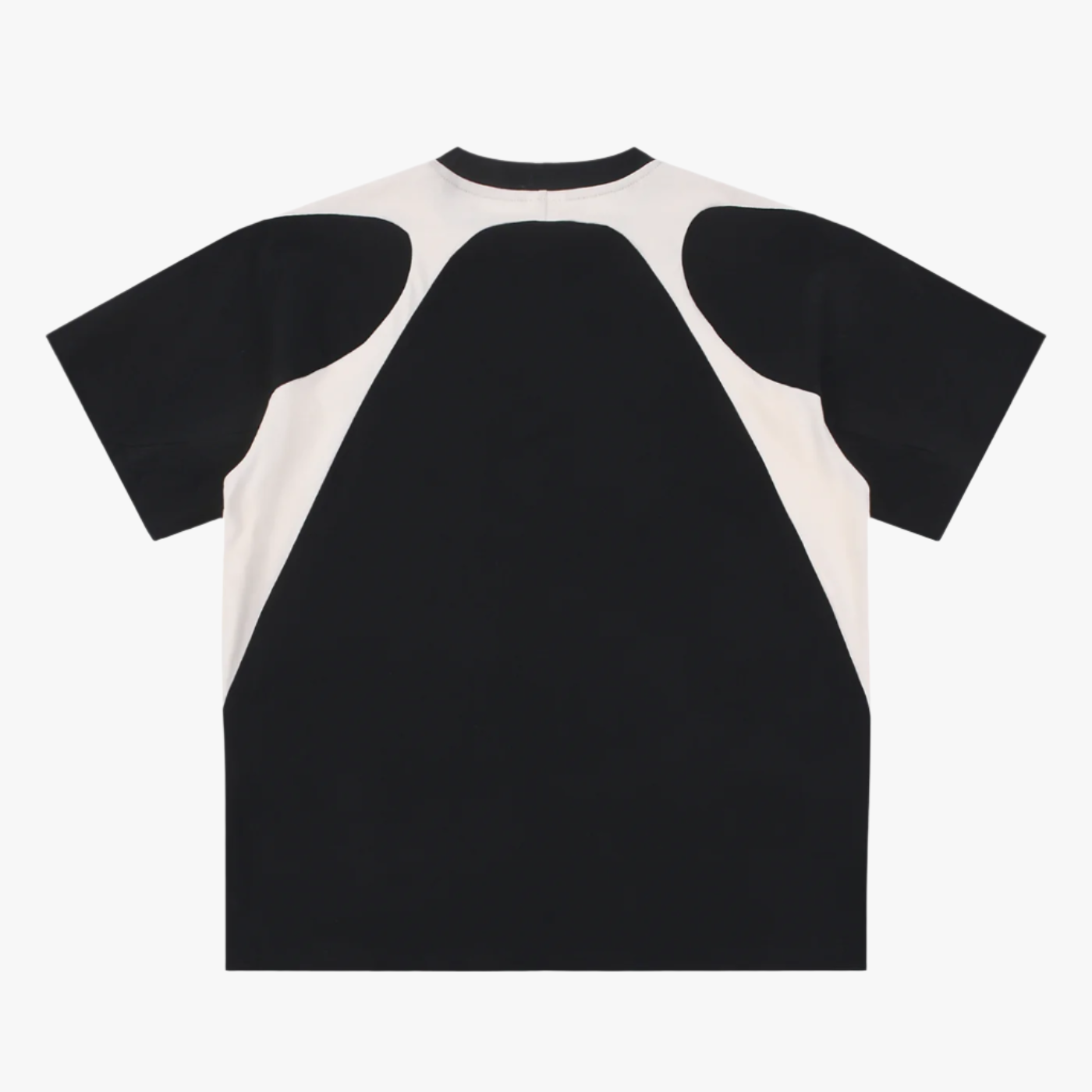 Valvera SS25 Arabic Contrast Panel Cotton T-Shirt - Valvera