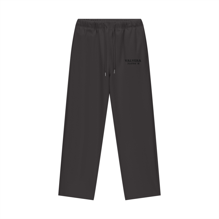 Valvera Coordinate Fleece Lined Straight Leg Pants - 460 GSM