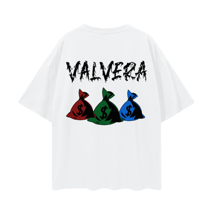 Valvera Money Bag oversize Deep Drop Shoulder Tee - 190 GSM