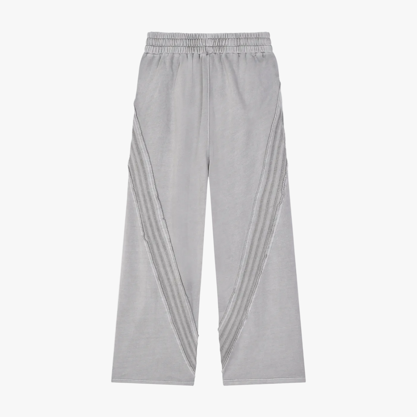 Valvera Basics Snow Washed Tape Raw Edge Sweatpants - Valvera