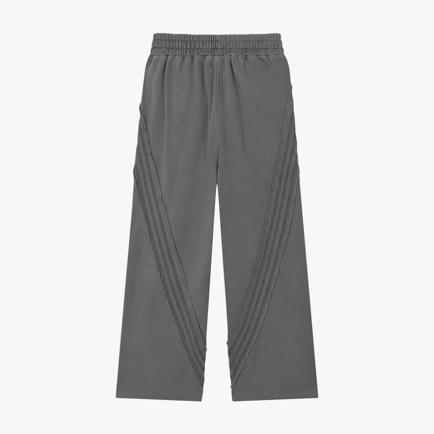 Valvera Basics Snow Washed Tape Raw Edge Sweatpants - Valvera