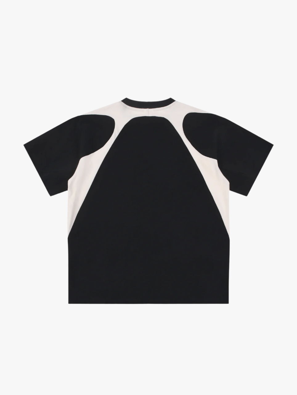 Valvera SS25 Arabic Contrast Panel Cotton T-Shirt - Valvera