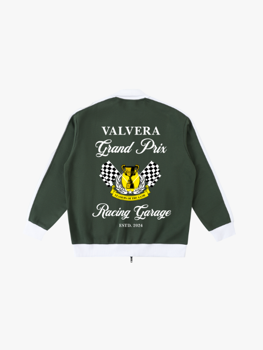 Valvera Racing Garage "Grand Prix" Contrast Trim Stand Collar Jacket