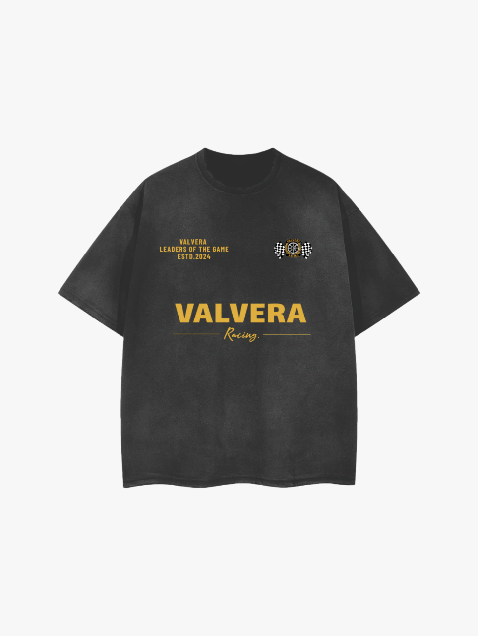 Valvera Racing V2 Vintage Wash Frayed T-Shirt - Valvera