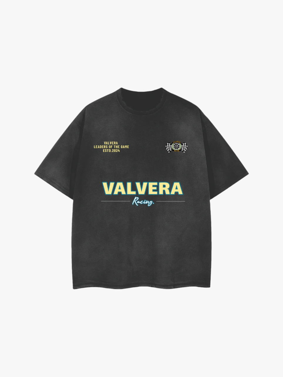 Valvera Racing V2 Vintage Wash Frayed T-Shirt - Valvera