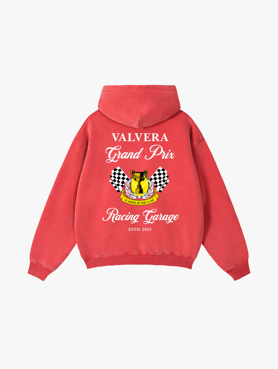 Valvera Grand Prix Zip-Through Boxy Fleece Hoodie - Valvera
