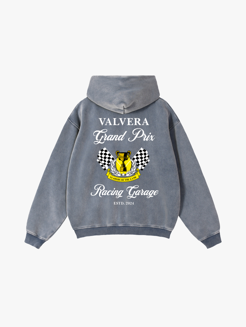 Valvera Grand Prix Zip-Through Boxy Fleece Hoodie - Valvera