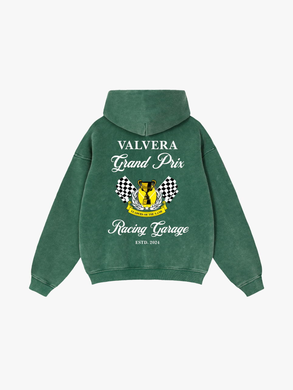 Valvera Grand Prix Zip-Through Boxy Fleece Hoodie - Valvera
