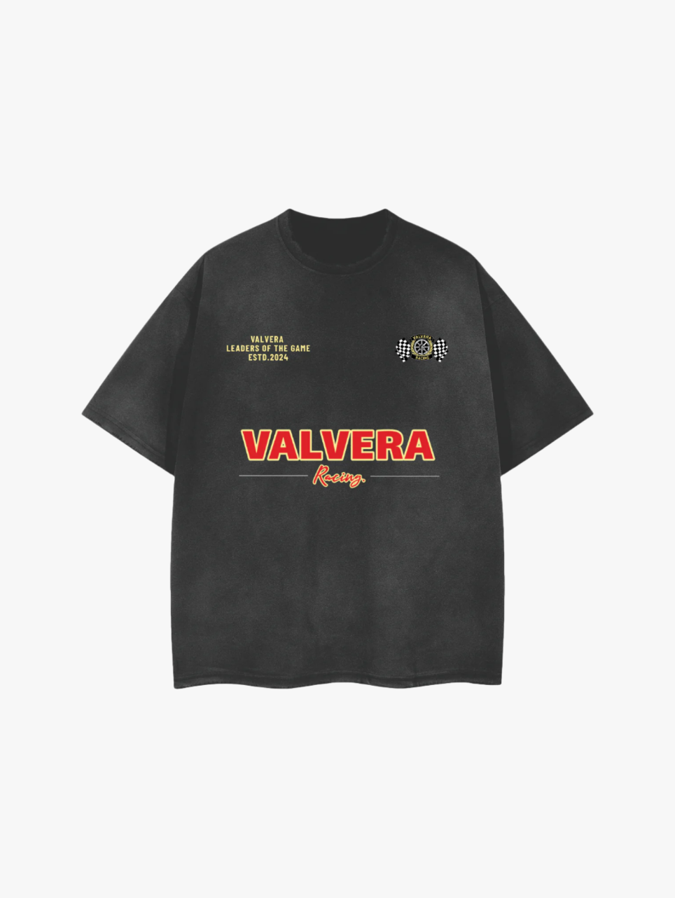 Valvera Racing V2 Vintage Wash Frayed T-Shirt - Valvera