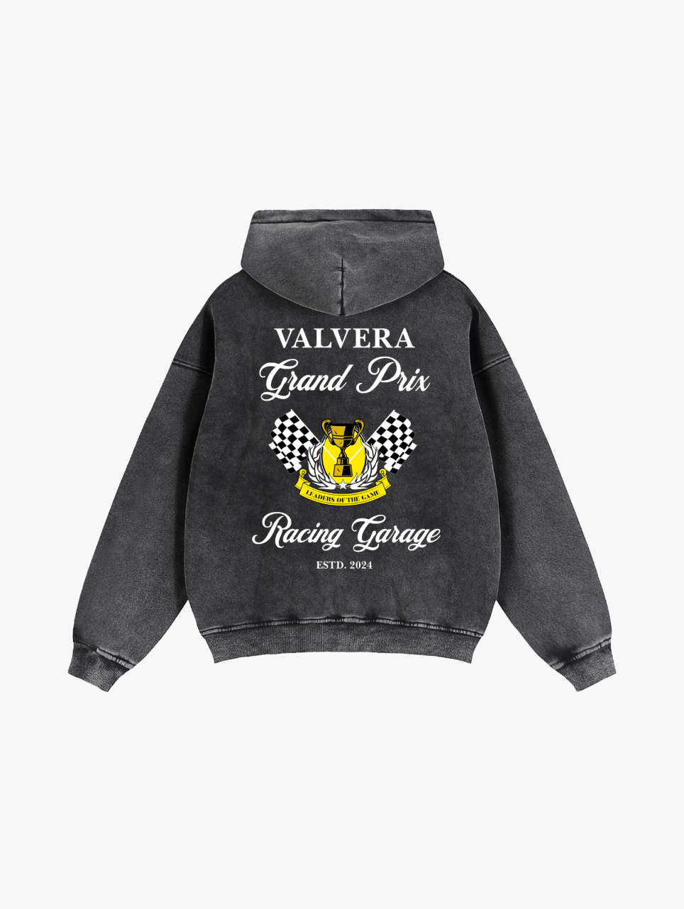 Valvera Grand Prix Zip-Through Boxy Fleece Hoodie - Valvera