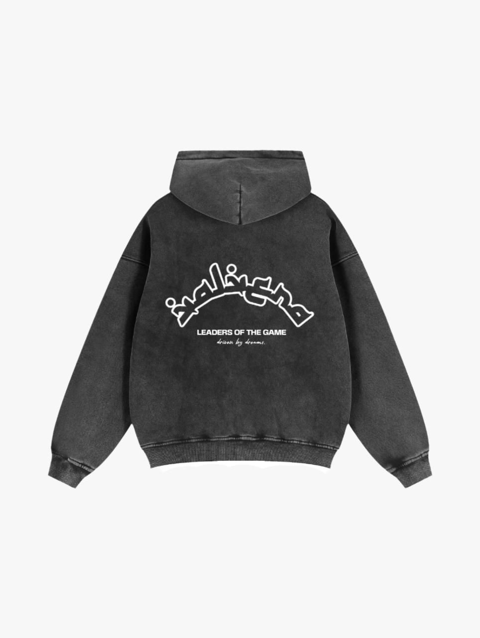 Valvera Arabic Zip-Through Boxy Hoodie - Valvera