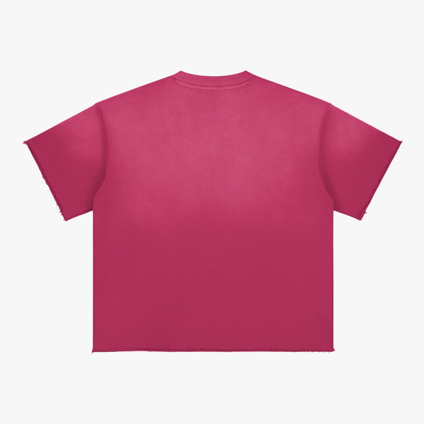 Valvera Basics Sun Fade Raw Edge T-Shirt - Valvera