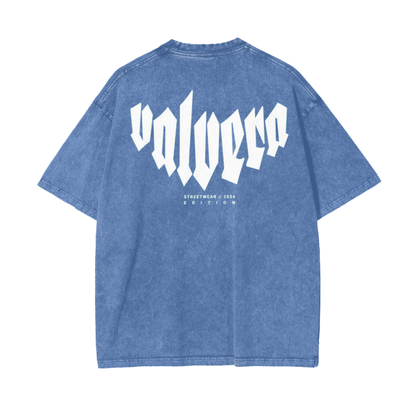 Valvera Streetwear Acid Wash Oversize T-Shirt - 250 GSM