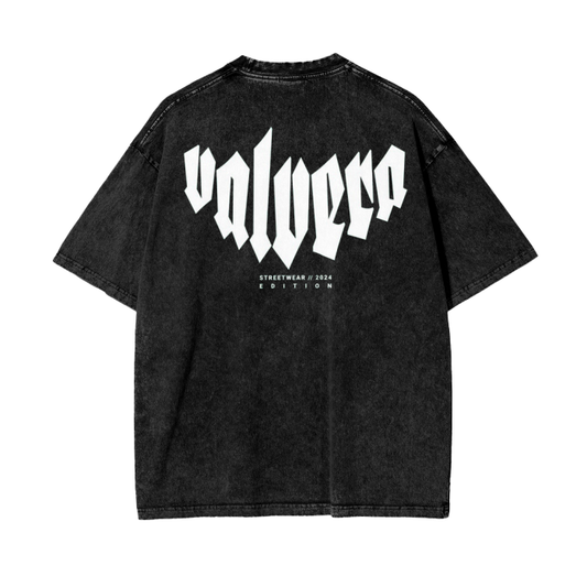 Valvera Streetwear Acid Wash Oversize T-Shirt - 250 GSM