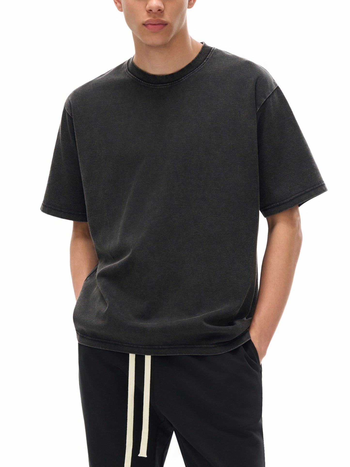 Valvera Basics Bamboo Slub Snow Washed T-Shirt - Valvera